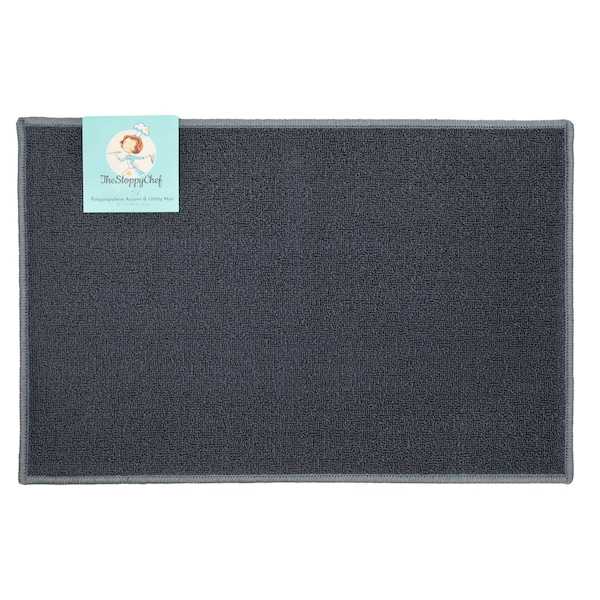 Monarch Brands Sloppy Chef Area Rug - 20in x 30in, Charcoal PNP-JKT-20X30-CH - main